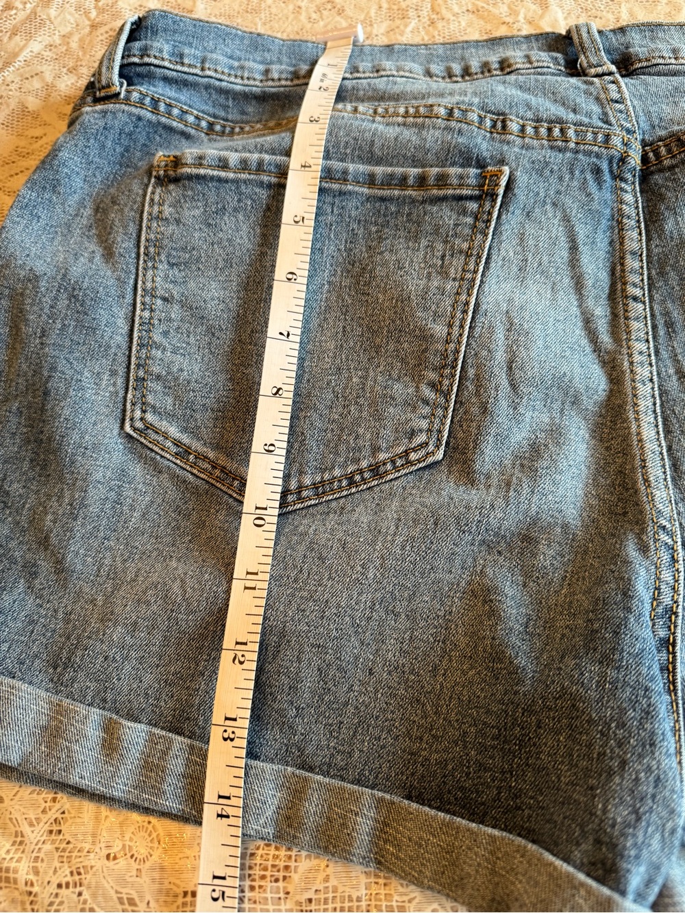 Old Navy Light Blue Denim Jean Shorts - Picture 3 of 6